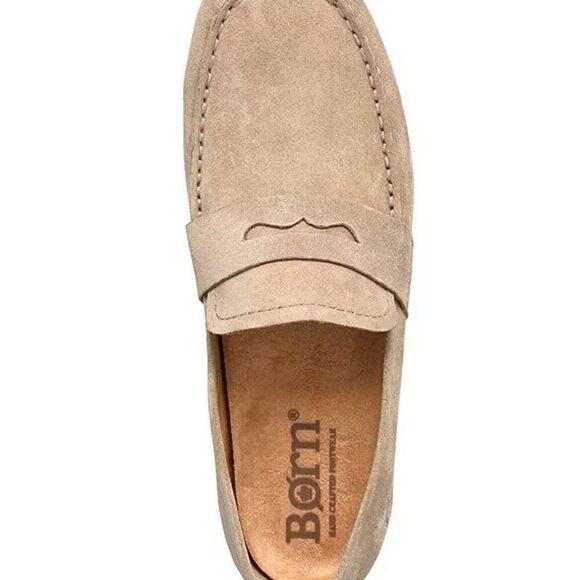 Born Beige Suede Loafers - Picture 2 of 4